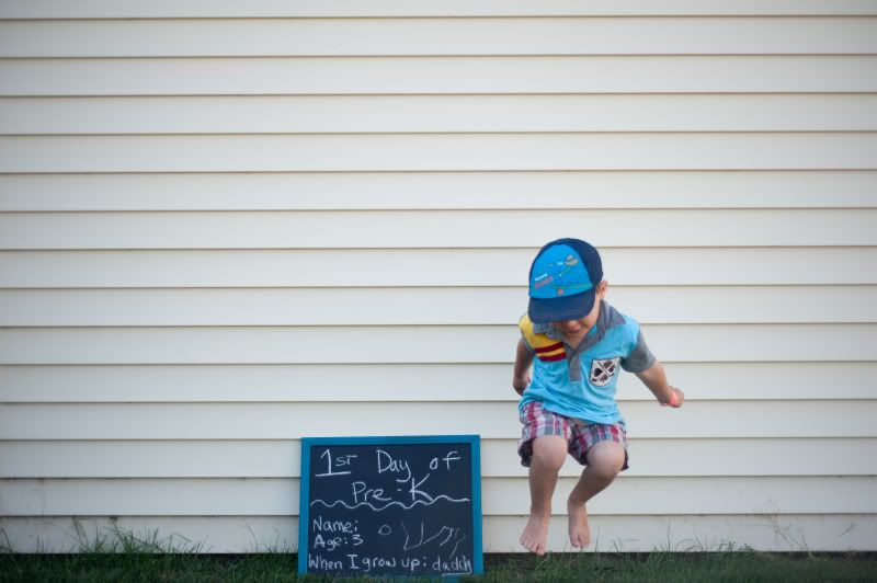 Sweet Little Thing: 1st Day of Preschool